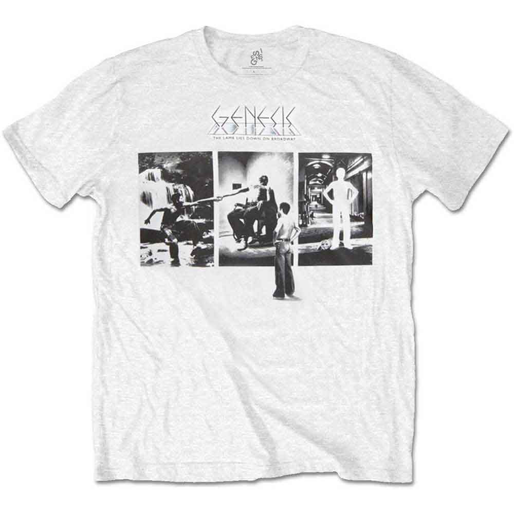 Genesis Unisex T-Shirt: The Lamb Lies Down on Broadway (White)