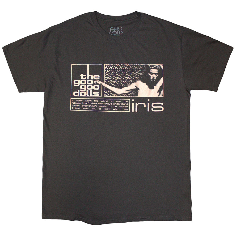 The Goo Goo Dolls Unisex T-Shirt: Iris (Charcoal Grey)