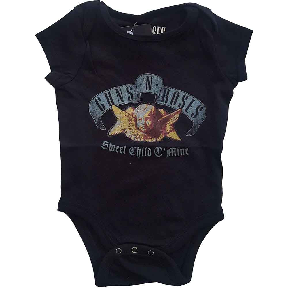 Guns N' Roses Kids Baby Grow: Sweet Child O' Mine (Black)