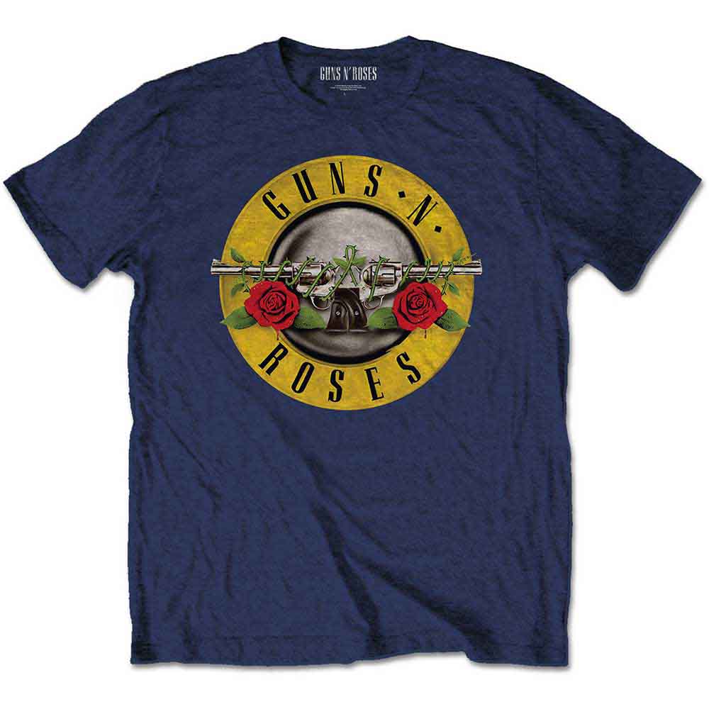 Guns N' Roses Kids T-Shirt: Classic Logo (Navy Blue)