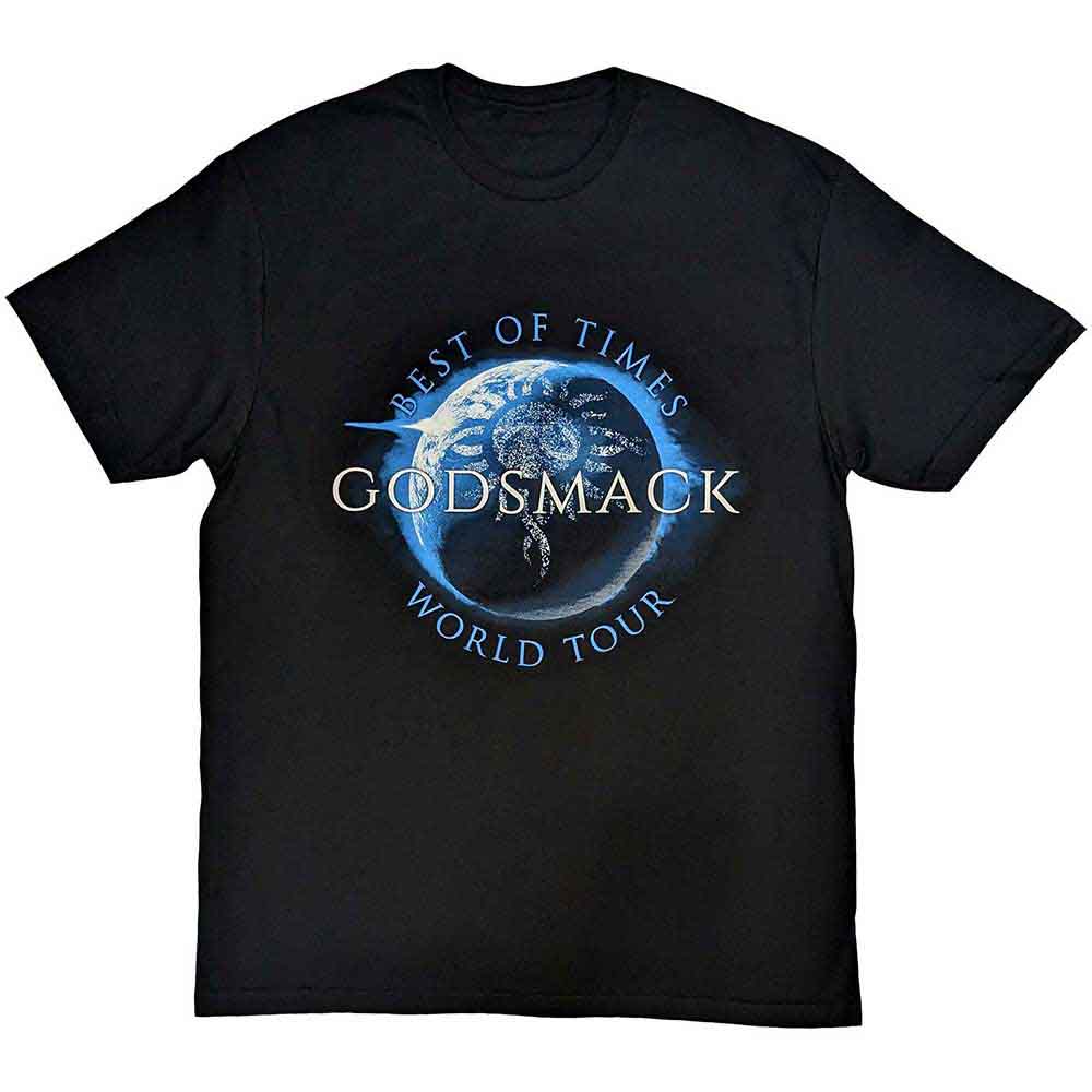 Godsmack Unisex T-Shirt: Lighting Up The Sky World Tour (Black)