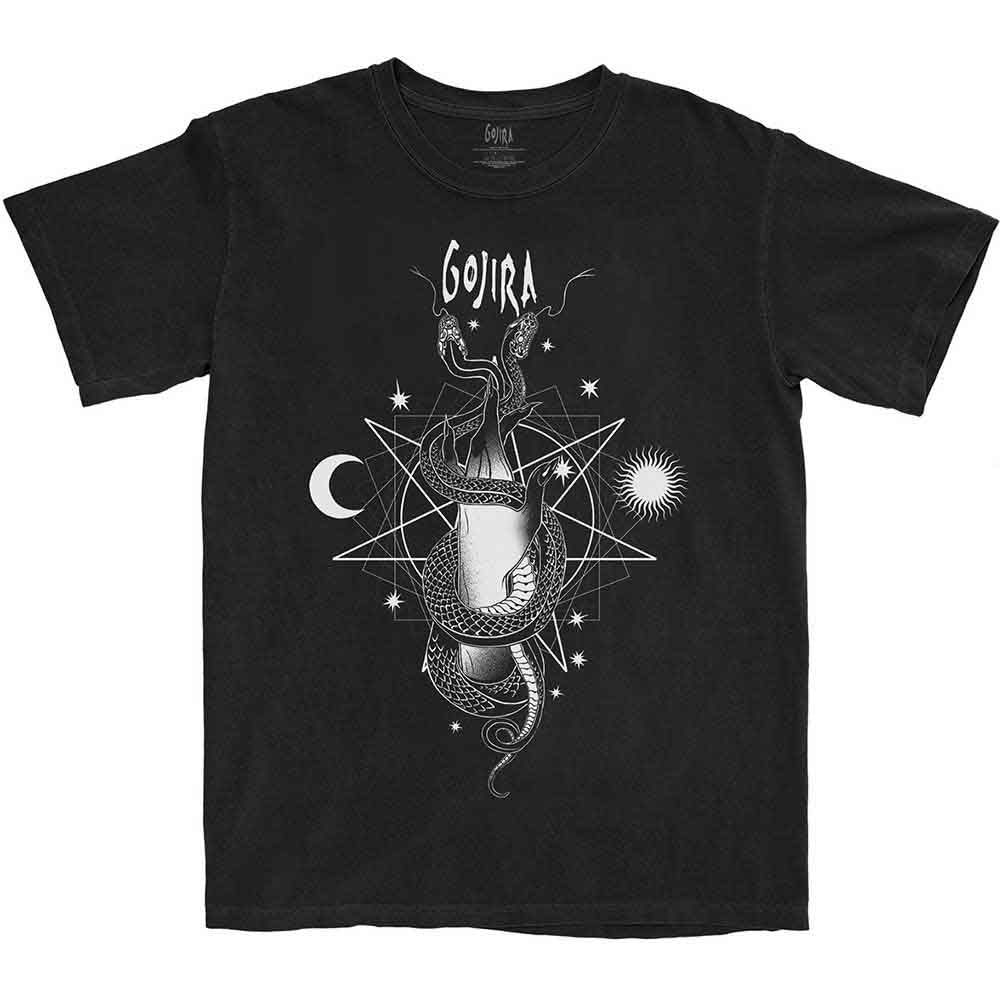 Gojira Unisex T-Shirt: Celestial Snakes (Black)