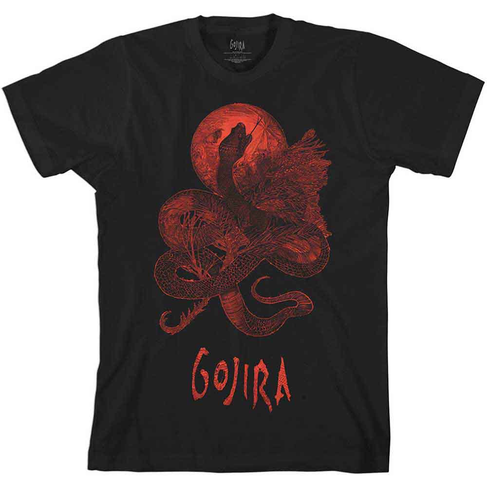 Gojira Unisex T-Shirt: Serpent Moon (Black)