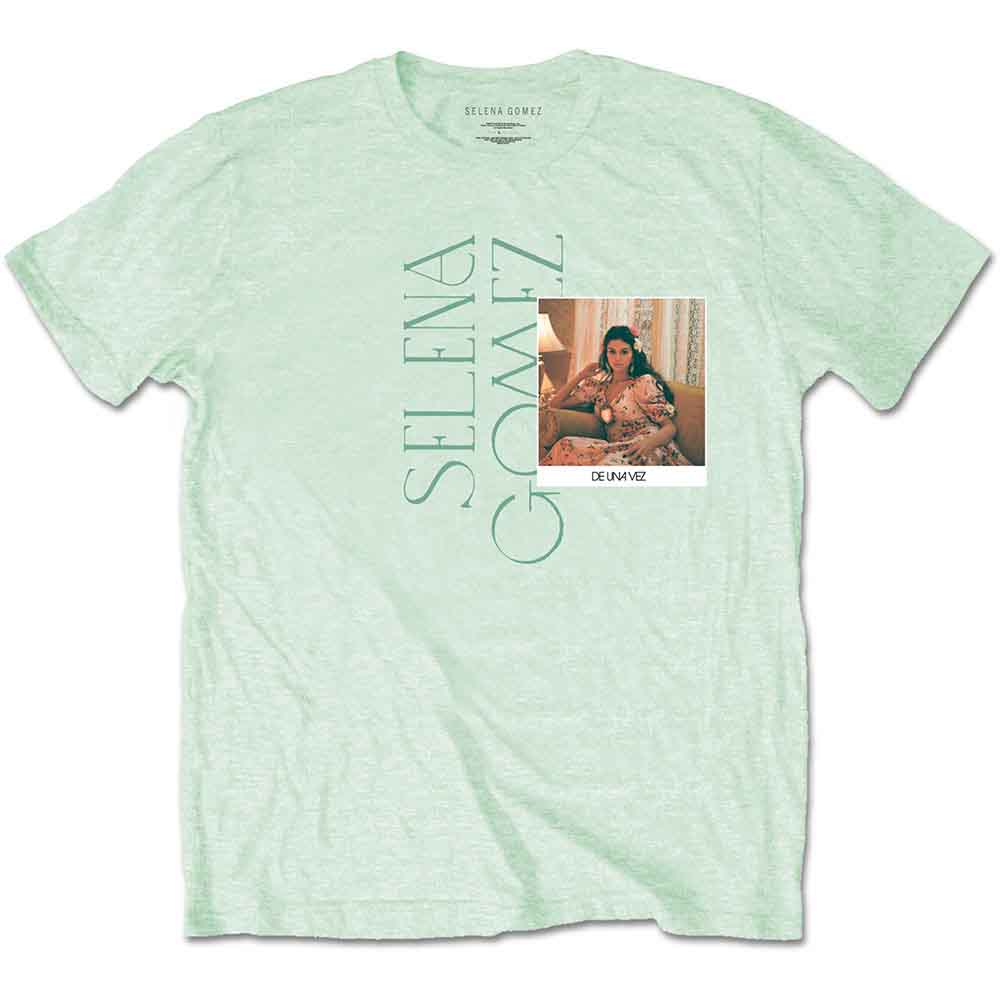 Selena Gomez Unisex T-Shirt: Polaroid (Green)