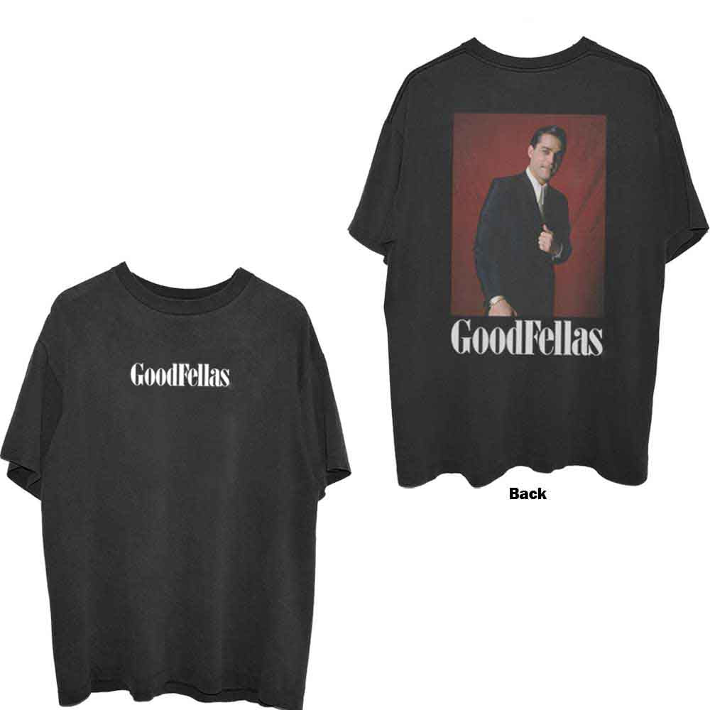 GoodFellas Unisex T-Shirt: Henry Suit (Black) (Back Print)