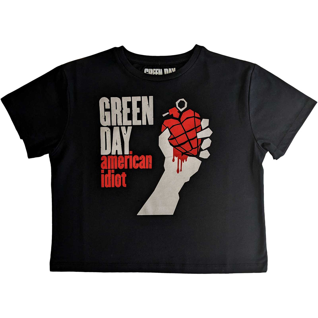 American Idiot (Limited Edition) Ladies Crop Top | Green Day