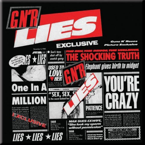 Lies Fridge Magnet | Guns N' Roses