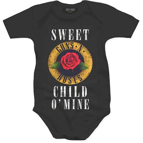 Child O' Mine Rose Kids Baby Grow | Guns N' Roses