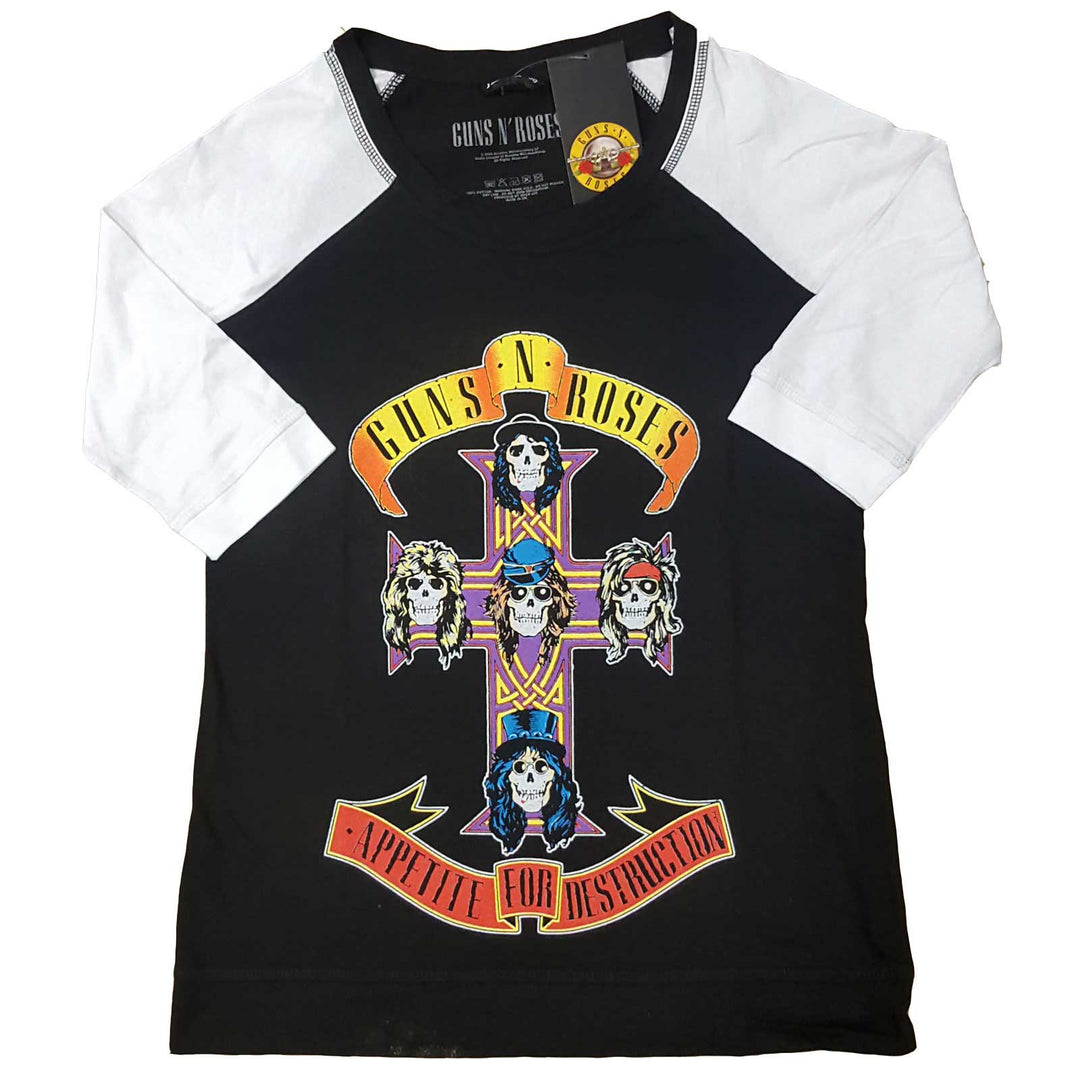 Appetite for Destruction Ladies Raglan T-Shirt | Guns N' Roses