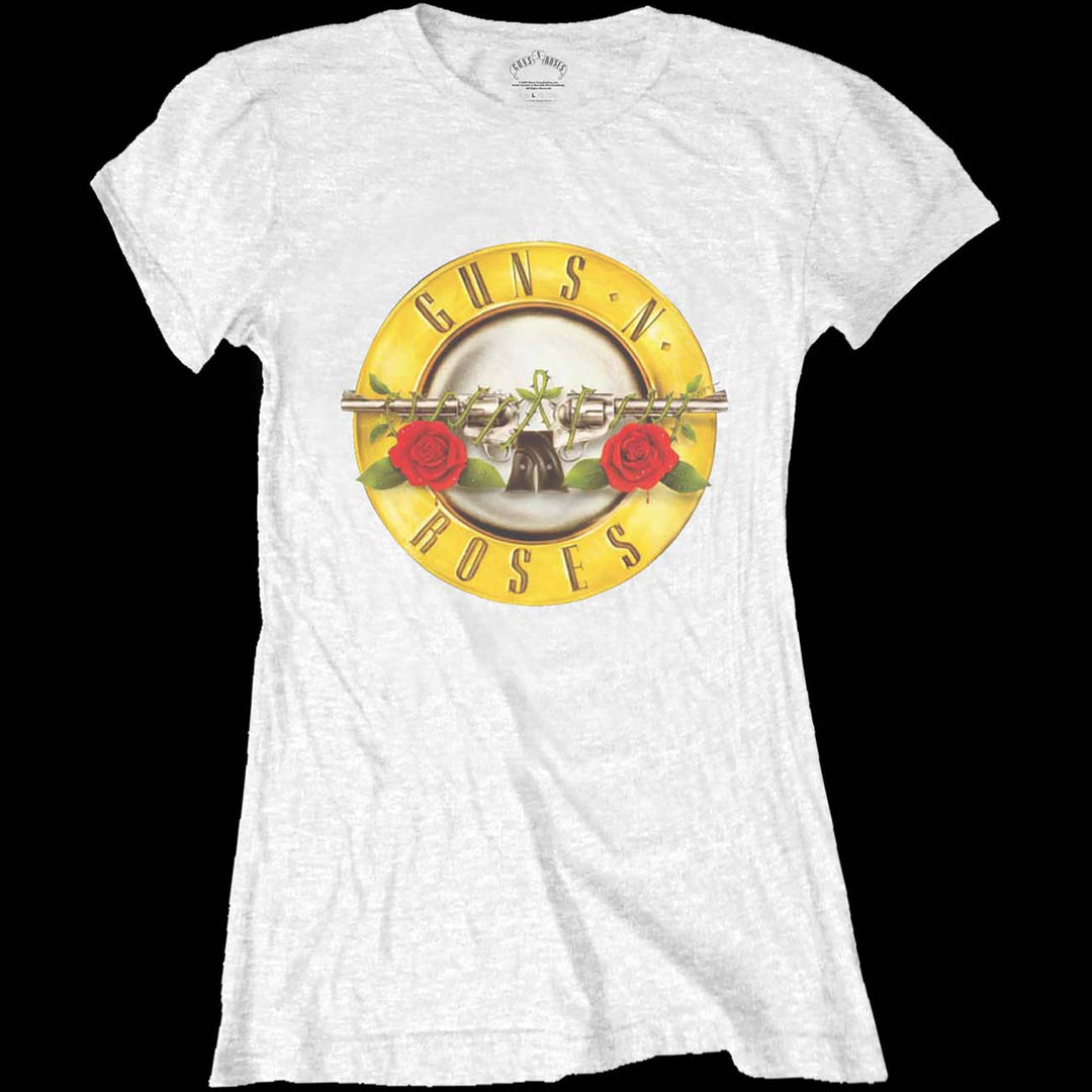 Classic Bullet Logo (Skinny Fit) Ladies T-Shirt | Guns N' Roses