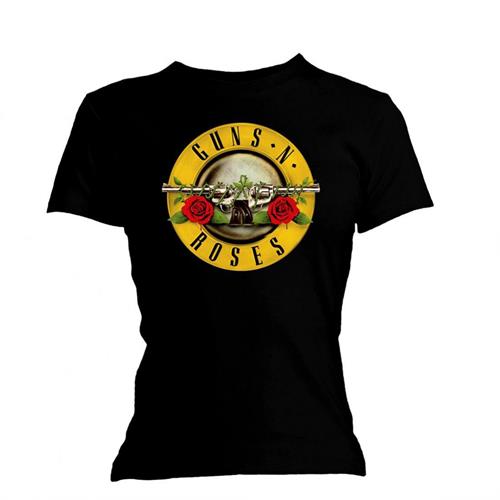Classic Bullet Logo (Skinny Fit) Ladies T-Shirt | Guns N' Roses