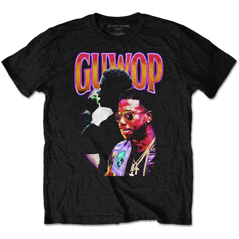 Gucci Mane (GUWOP) Unisex T-Shirt: Gucci Collage (Black)