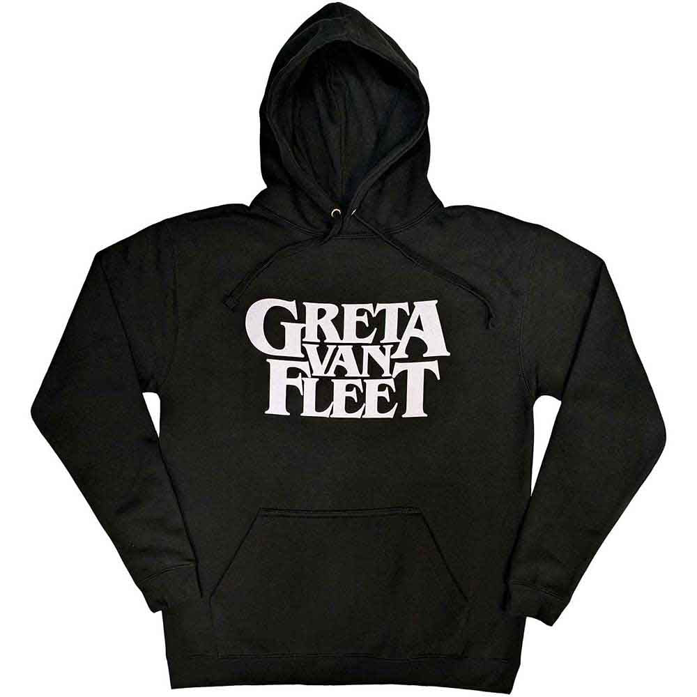 Greta Van Fleet Unisex Pullover Hoodie: Logo (Black)