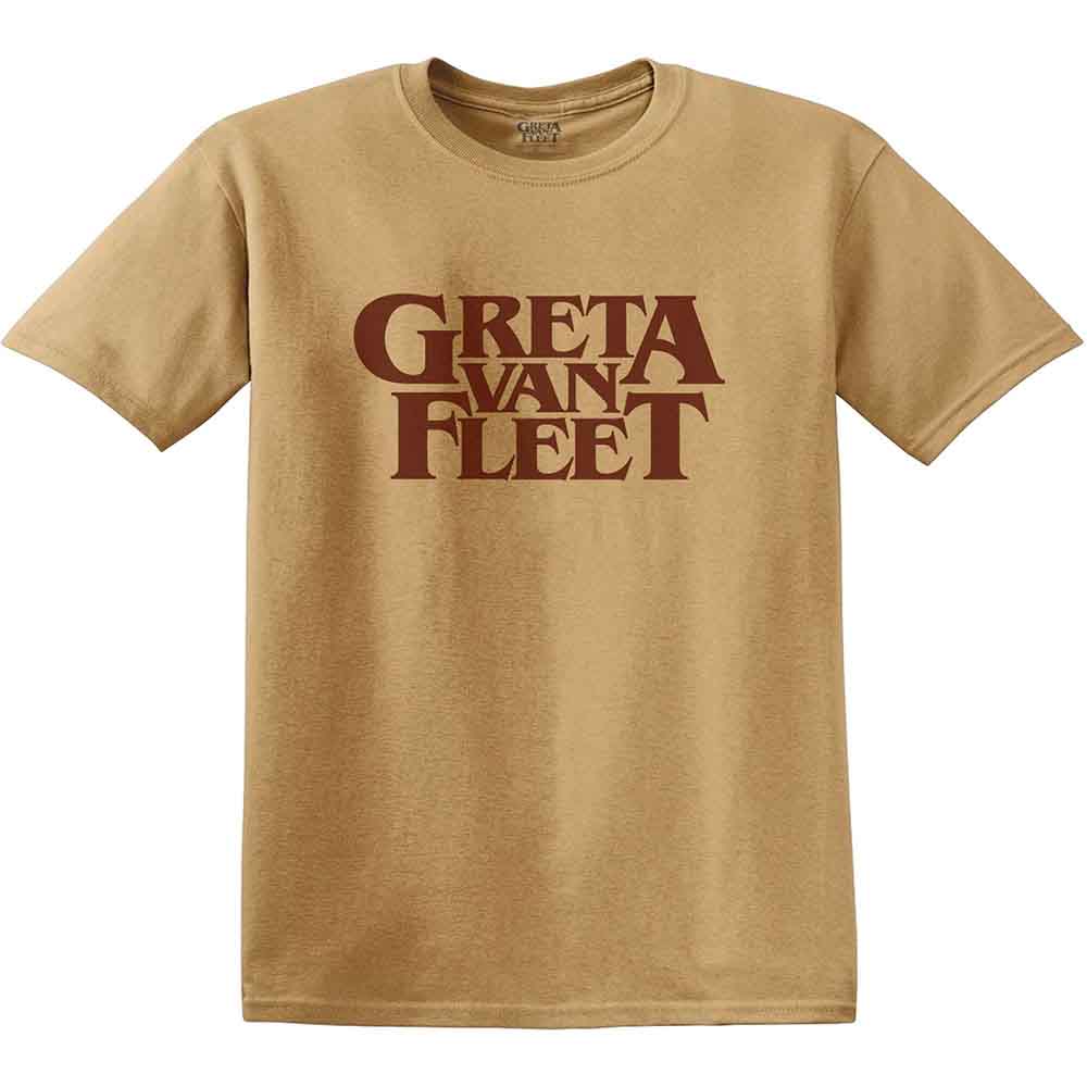 Greta Van Fleet Unisex T-Shirt: Logo (Old Gold)