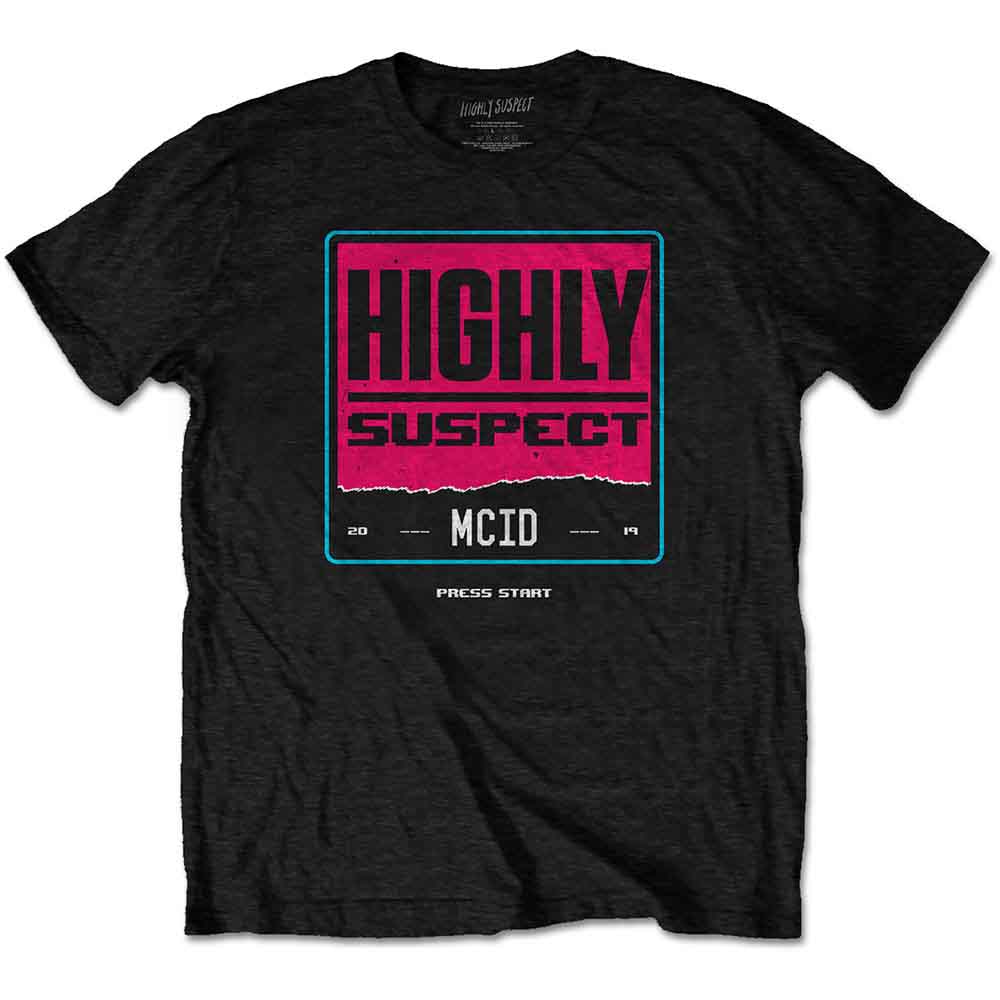 Highly Suspect Unisex T-Shirt: Press Start (Black)