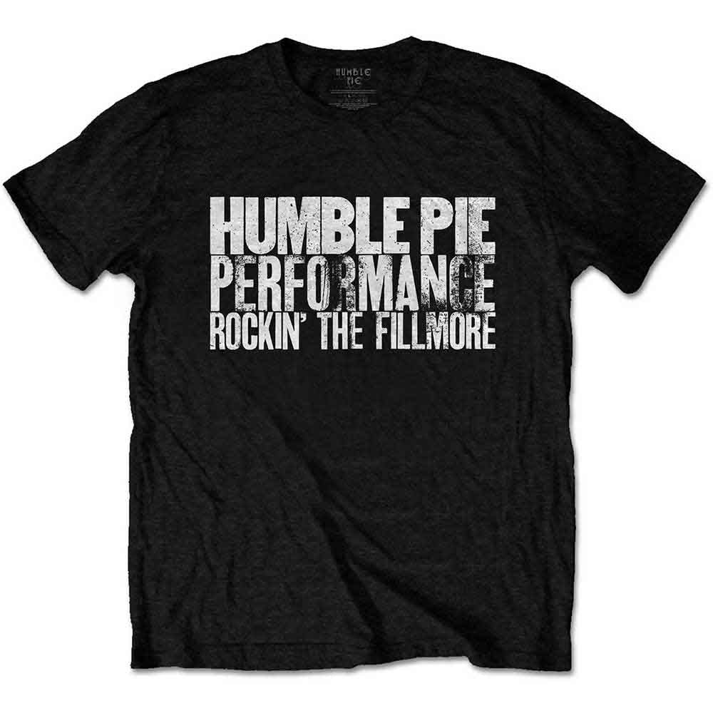 Humble Pie Unisex T-Shirt: Rockin The Fillmore (Black)