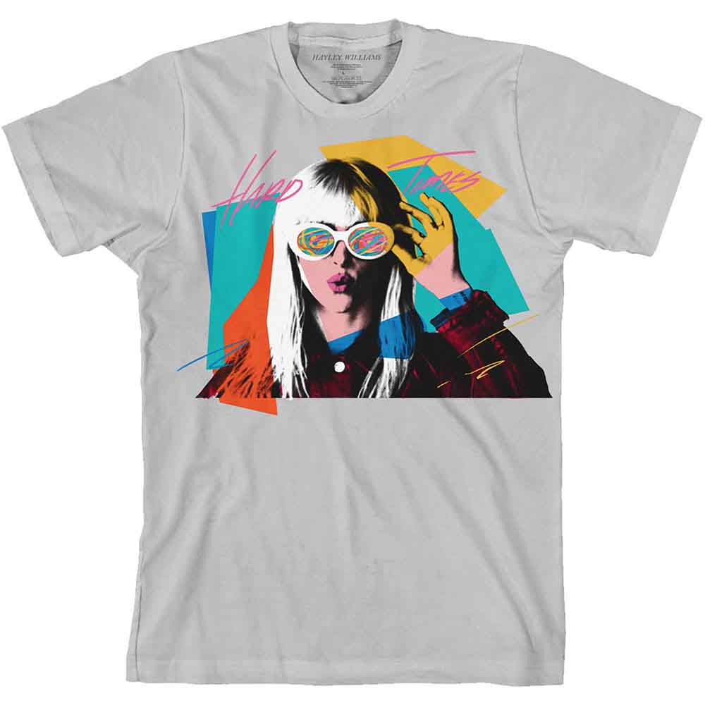 Hayley Williams Unisex T-Shirt: Hard Times (Grey)