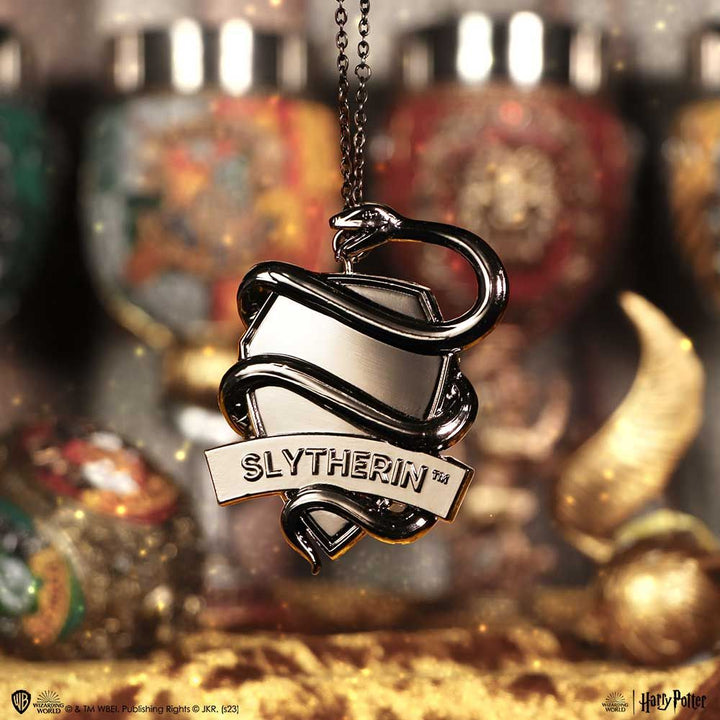 Slytherin Crest (Silver) Hanging Ornament | Harry Potter