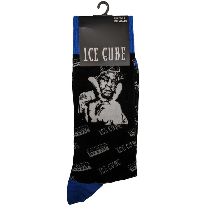 B&W Photo Unisex Ankle Socks (UK Size 7 - 11) | Ice Cube