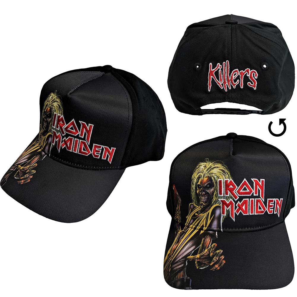 Iron Maiden Unisex Baseball Cap: Killers (Black)