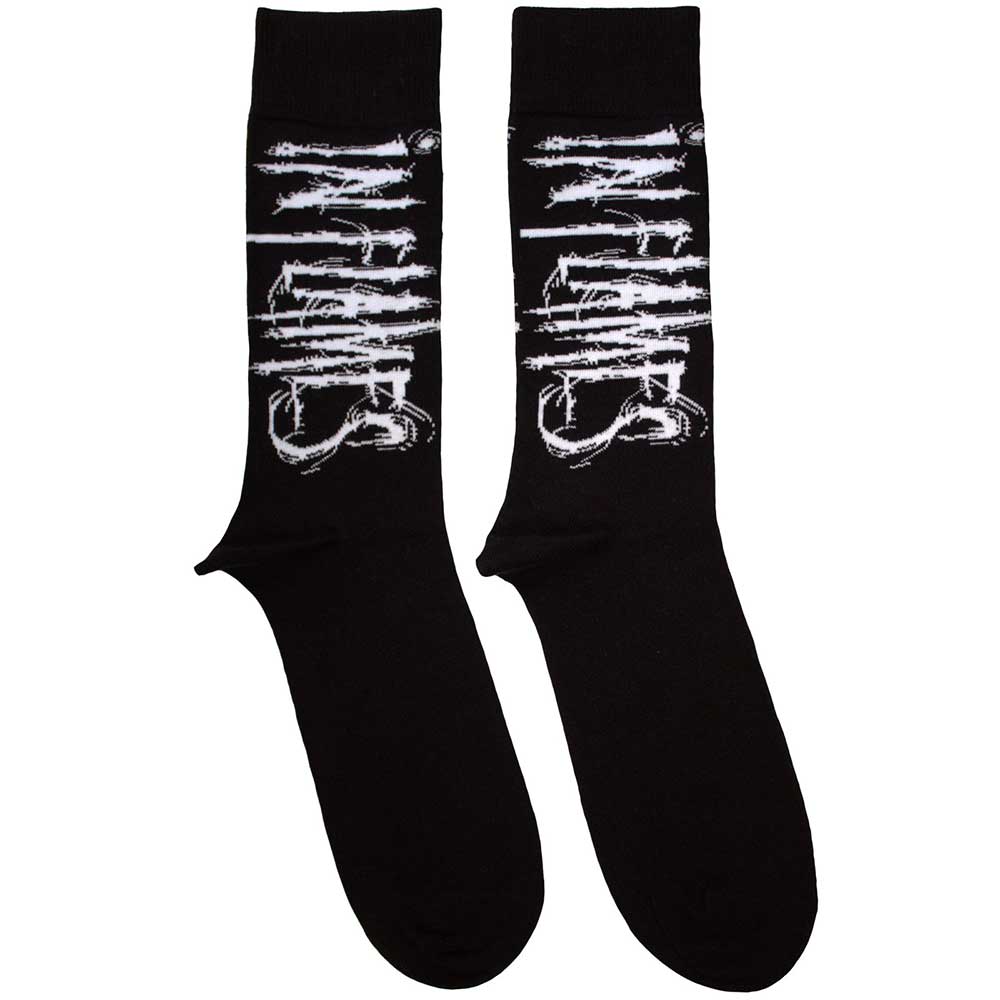 In Flames Unisex Ankle Socks: Logo (Black)