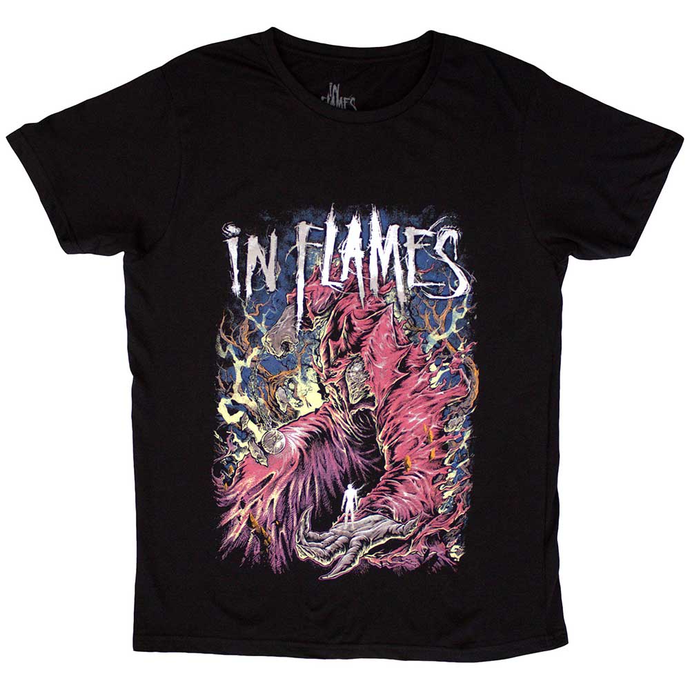 In Flames Unisex T-Shirt: Nothing But Pain (Black)