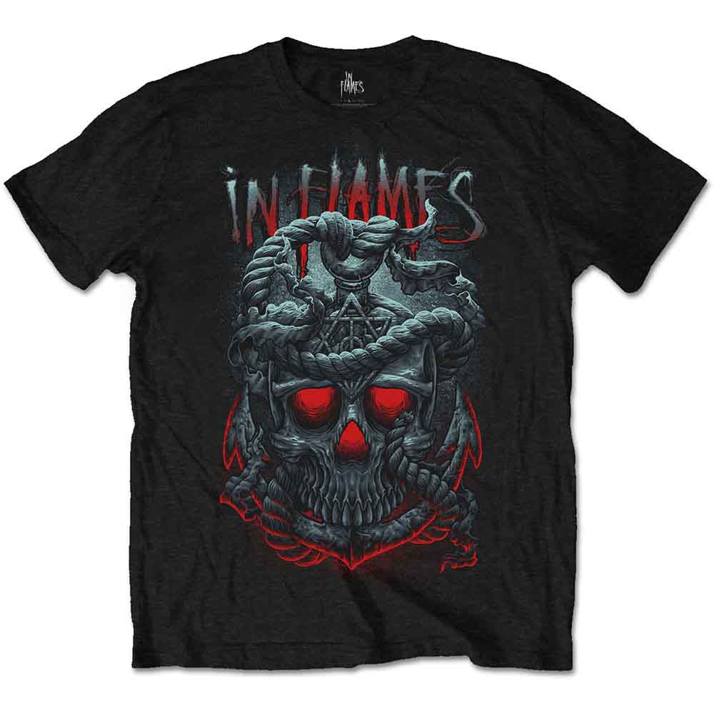 In Flames Unisex T-Shirt: Through Oblivion (Black)