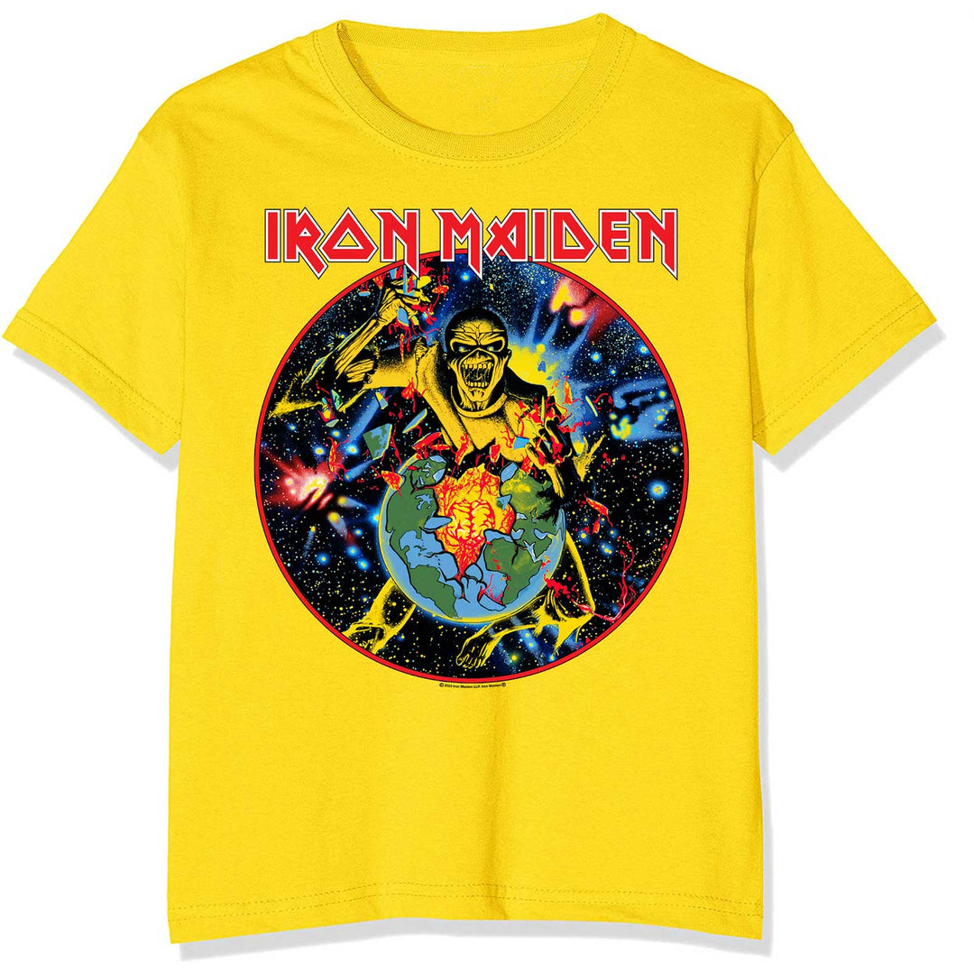 World Piece Tour Circle Unisex T-Shirt | Iron Maiden