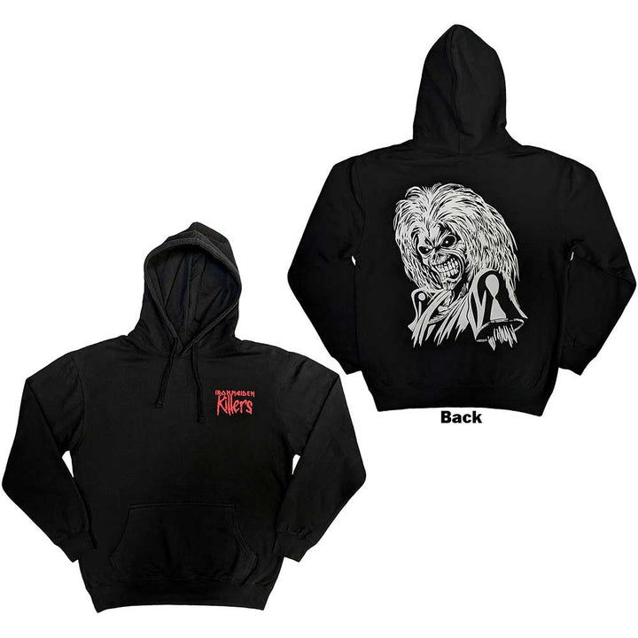 Iron Maiden Unisex Pullover Hoodie: Killers Eddie (Back Print)