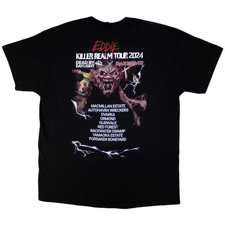 Iron Maiden Unisex T-Shirt: Dead By Daylight Killer Realm (Back Print)