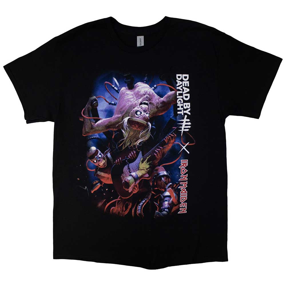 Iron Maiden Unisex T-Shirt: Dead By Daylight Monster Eddie (Back Print)