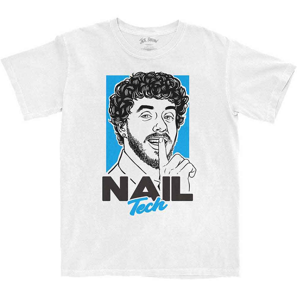 Jack Harlow Unisex T-Shirt: Nail Tech (White)