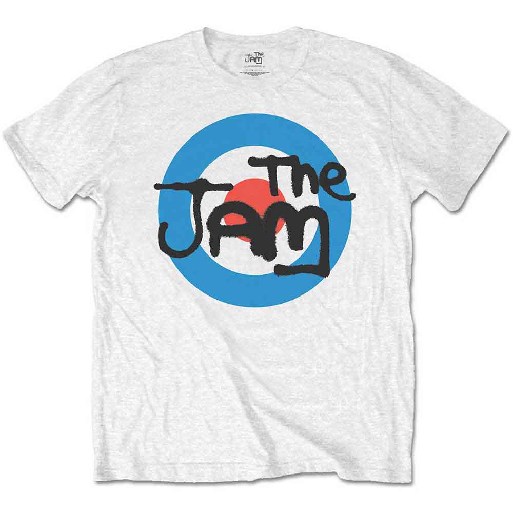 The Jam Unisex T-Shirt: Spray Logo (White) (Small)