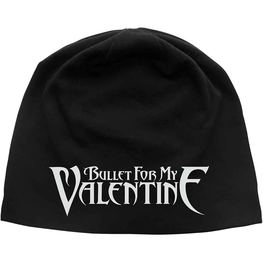 Bullet For My Valentine Unisex Beanie Hat: Logo JD Print (Black)