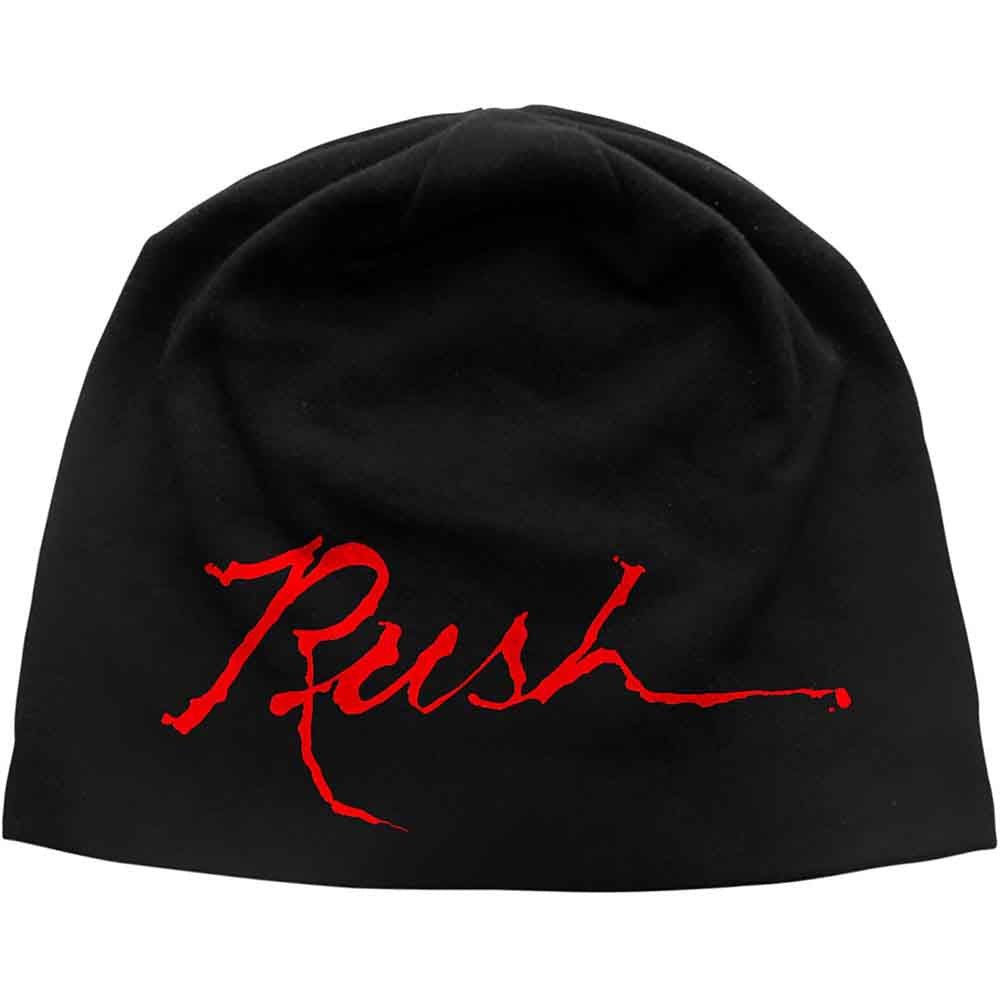 Rush Unisex Beanie Hat: Logo (Black)