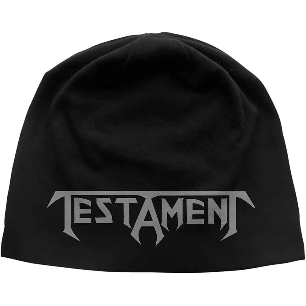 Testament Unisex Beanie Hat: Logo (Black)