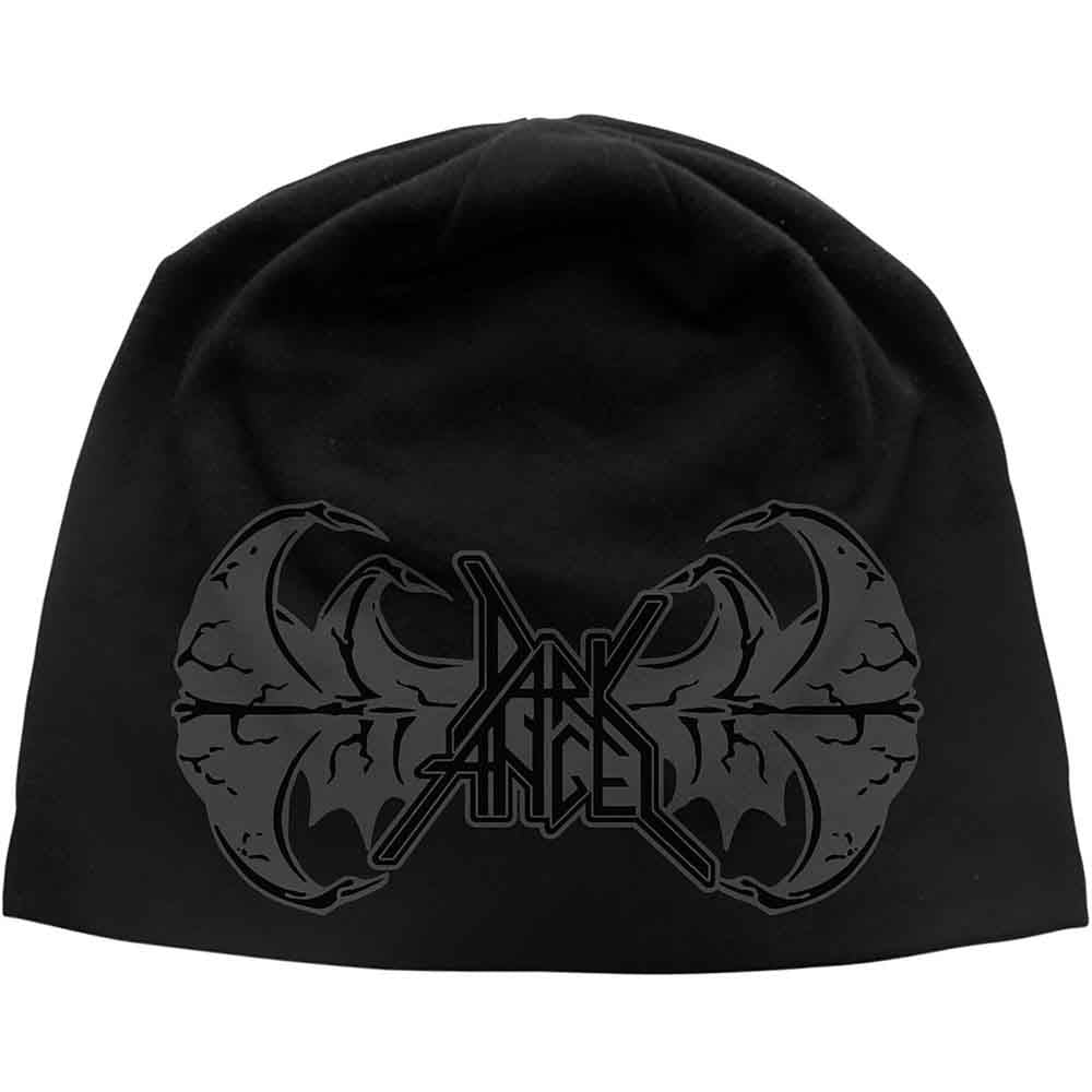 Dark Angel Unisex Beanie Hat: Winged Logo (Black)