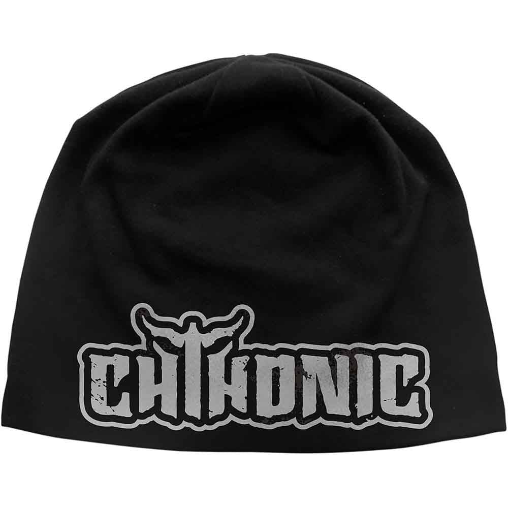 Chthonic Unisex Beanie Hat: Logo (Black)