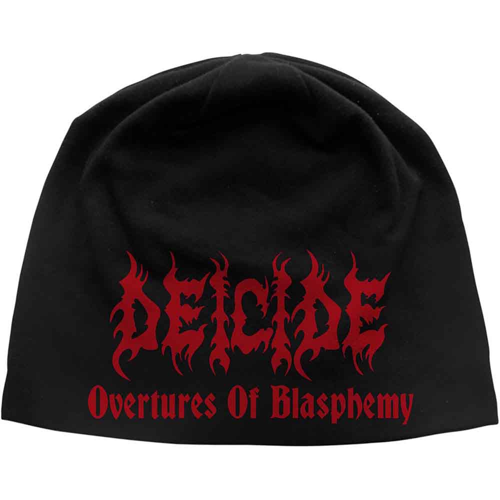 Deicide Unisex Beanie Hat: Overtures of Blasphemy (Black)