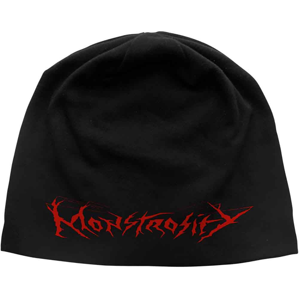 Monstrosity Unisex Beanie Hat: Logo (Black)