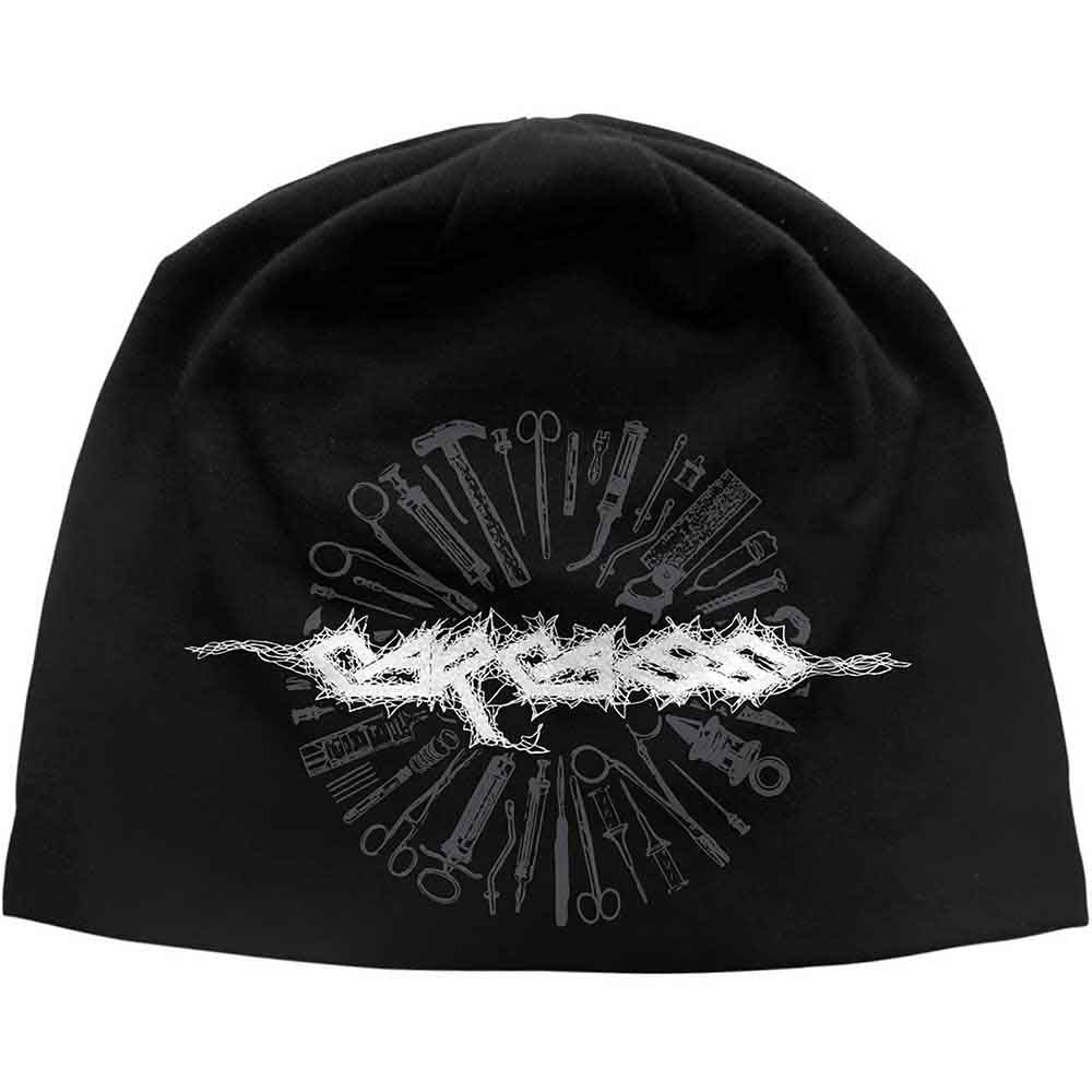 Carcass Unisex Beanie Hat: Tools JD Print (Black)