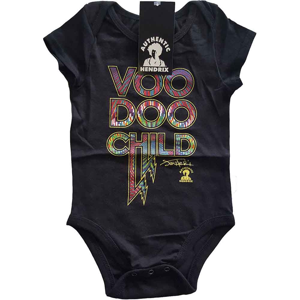 Jimi Hendrix Kids Baby Grow: Voodoo Child (Black)