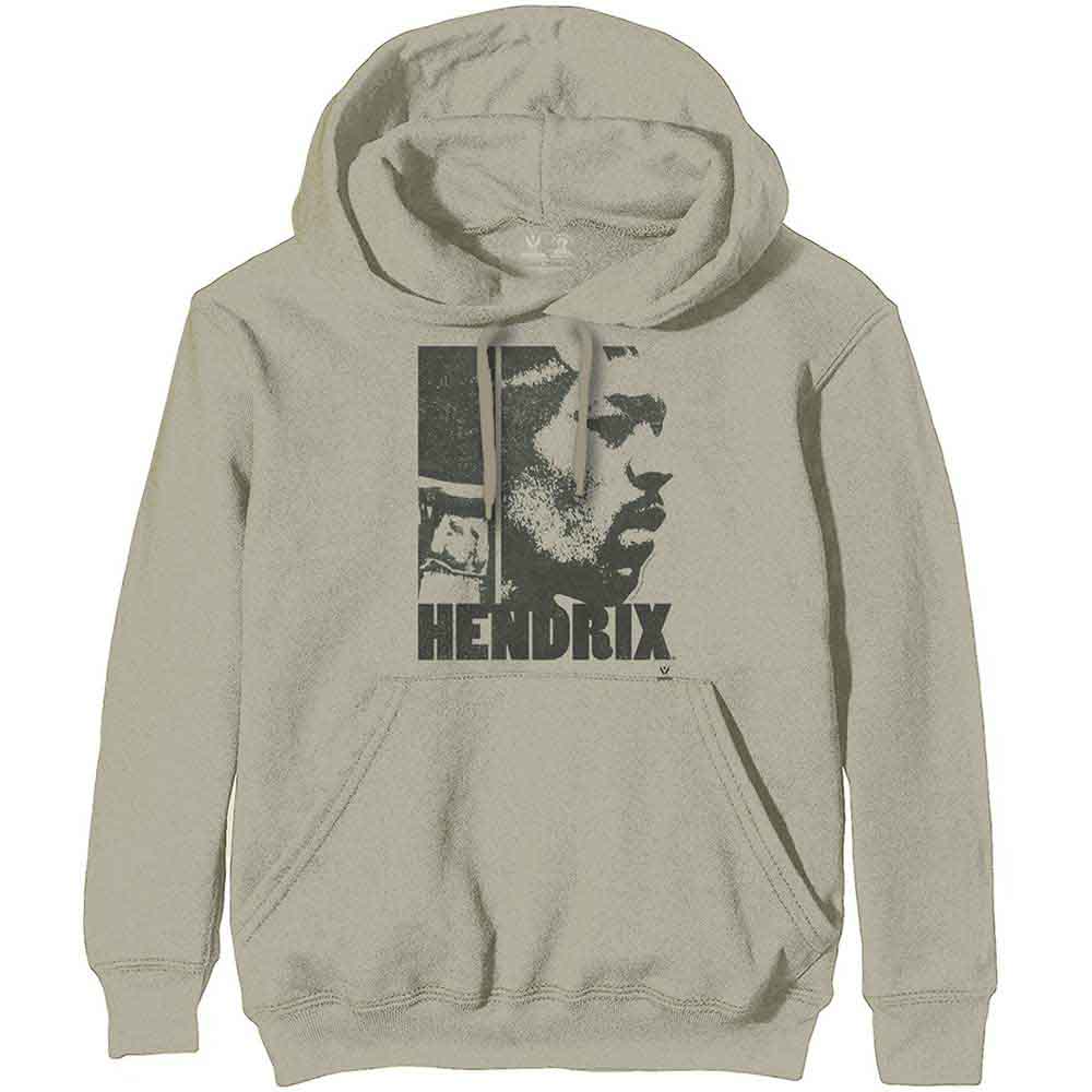 Jimi Hendrix Unisex Pullover Hoodie: Let Me Live (Sand)