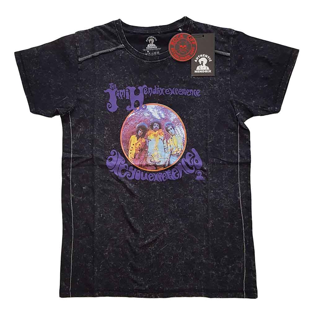 Jimi Hendrix Unisex T-Shirt: Experienced (Black) (Wash Collection)