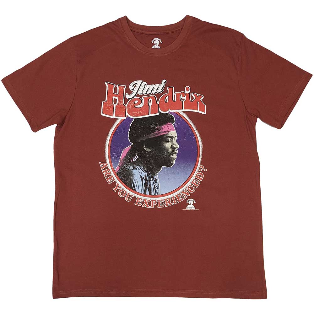 Jimi Hendrix Unisex T-Shirt: Are You Experienced (Red)