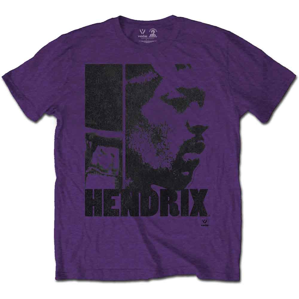 Jimi Hendrix Unisex T-Shirt: Let Me Die (Purple)