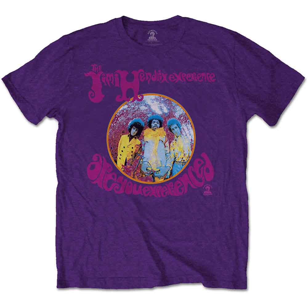 Jimi Hendrix Unisex T-Shirt: Are You Experienced (Purple)