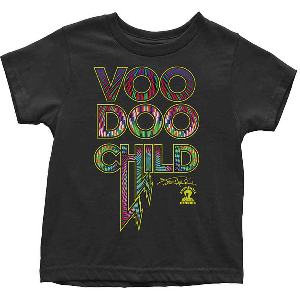 Jimi Hendrix Kids Toddler T-Shirt: Voodoo Child (Black)