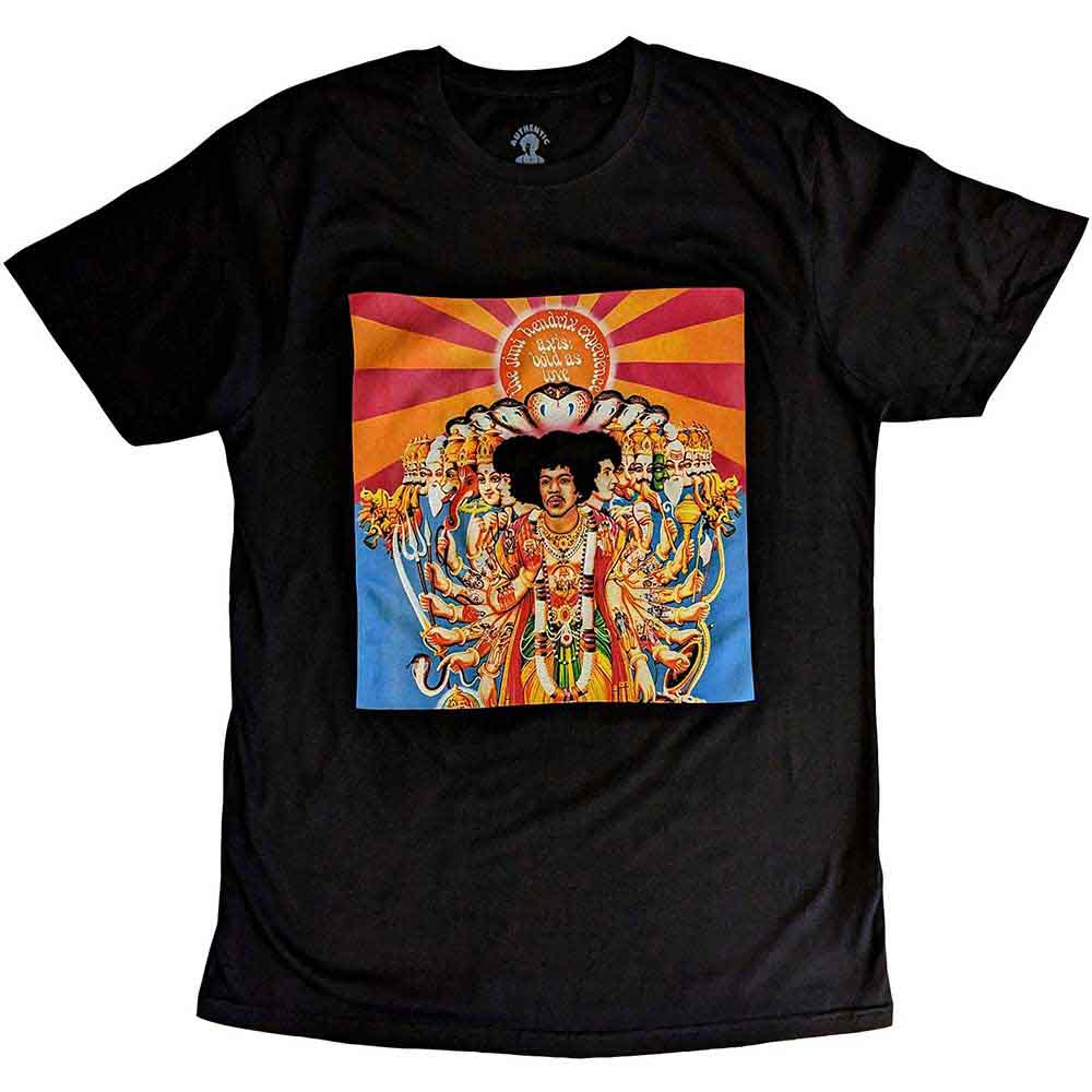 Jimi Hendrix Unisex T-Shirt: Axis (Black)