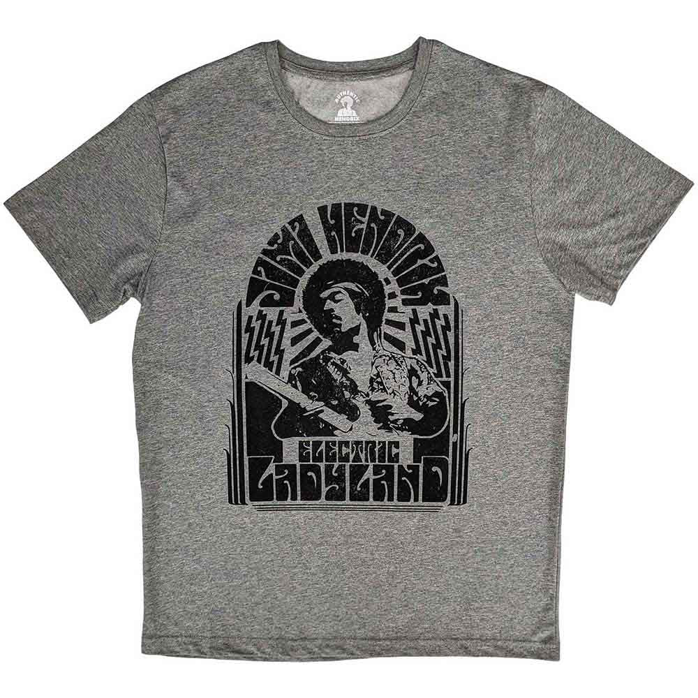 Jimi Hendrix Unisex T-Shirt: Electric Ladyland Mono (Grey)